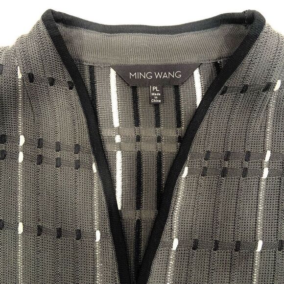 MING WANG Sweater Blazer (Sz Petite Large) - Picture 3 of 10